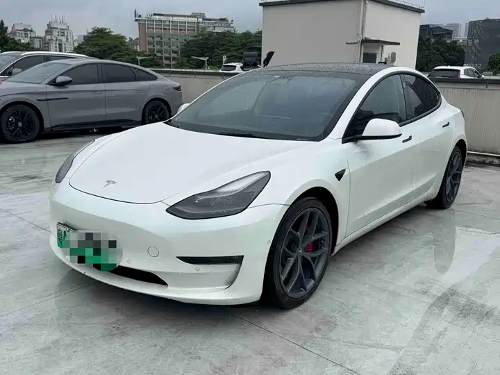 Tesla Model 3 exterior view 6 - used sedan for export from China